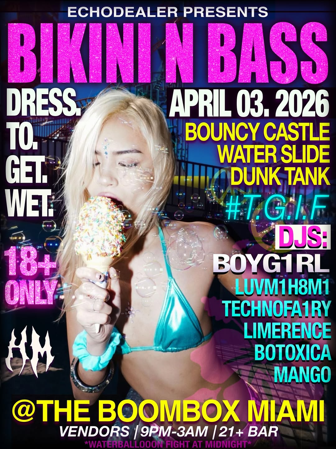 BIKINI N BASS 18+ 💦🔊